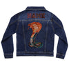 Sequin Serpent Vintage Denim Jacket
