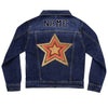 SALE Stripey Sequin Star Denim Jacket | 40% OFF Automatically Applied at Checkout