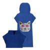 Reversible Sequin Cat Beach Robe