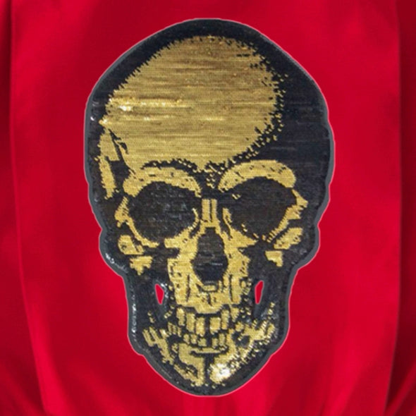 Gold Sequin Skull Jumpsuit