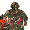 Green Snake and Roses Onesie