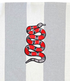 Red Snake Hammam Beach Towel
