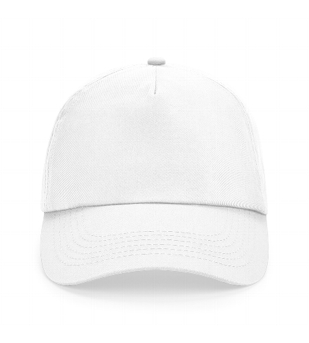 Kids white top baseball cap