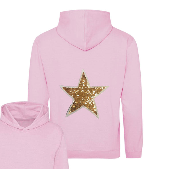 Gold Sequin Star Hoodie