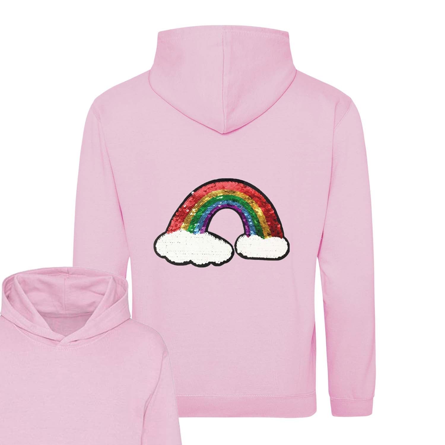 Reversible Sequin Rainbow Hoodie | Personalised Gifts for Kids All Ages and  Adults – Cat in the Hood