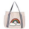 Reversible Sequin Rainbow Luxe Tote Bag