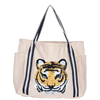Reversible Sequin Tiger Luxe Tote Bag