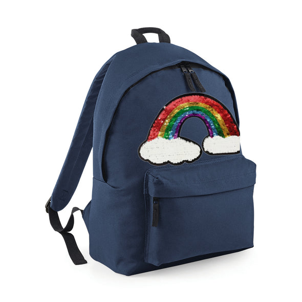 Reversible Sequin Rainbow Midi Bag