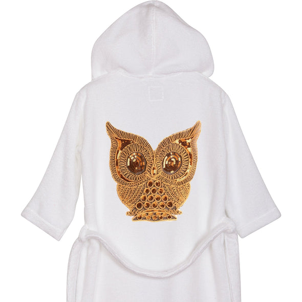 Gold Owl Bathrobe