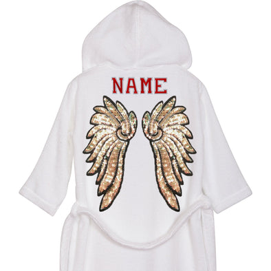 Pearly Gold Wings Bathrobe