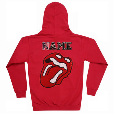 SALE Sequin Rock'n'Roll Lips Hoodie | 40% OFF Automatically Applied at Checkout