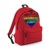 Rainbow Heart Midi Bag