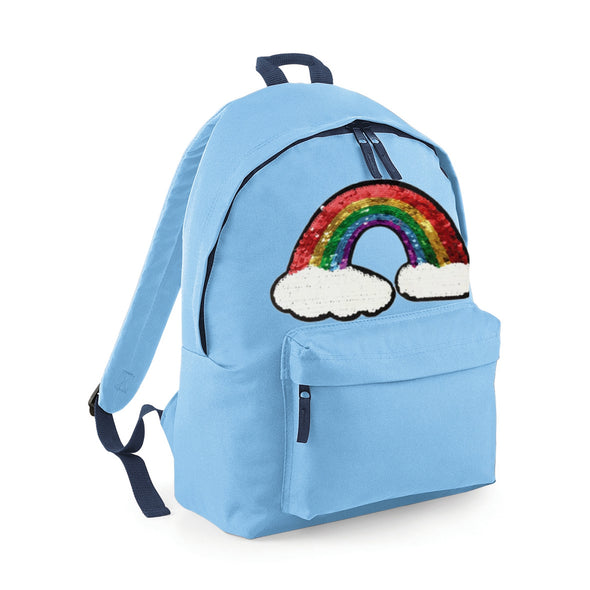 Reversible Sequin Rainbow Midi Bag