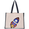 Sequin Rocket Midi Tote Bag