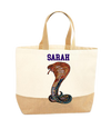 Sequin Serpent XL Tote Bag