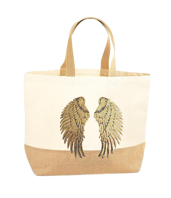 Gold Wings XL Tote Bag