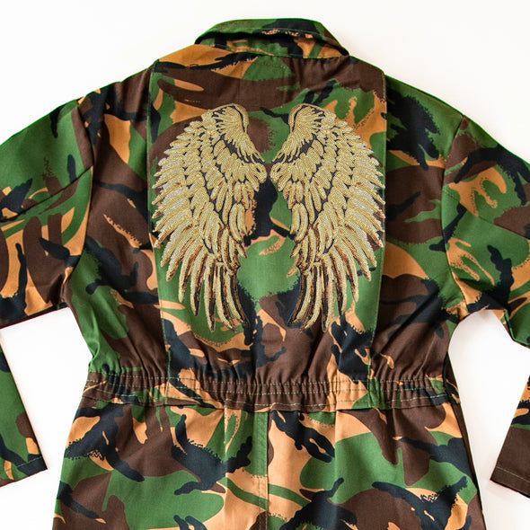 Personalised Gold Wings Jumpsuit
