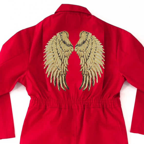Personalised Gold Wings Jumpsuit