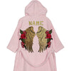 XL Gold Wings and Roses Bathrobe