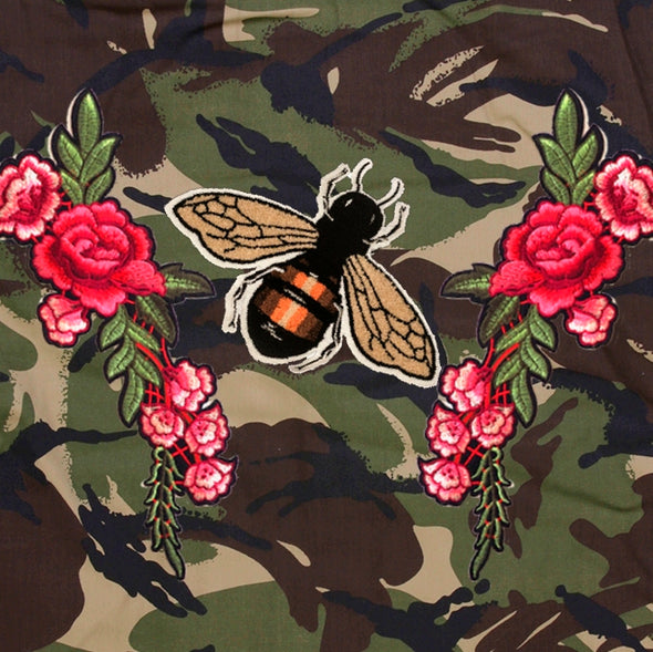 Bee and Roses Camo Jacket