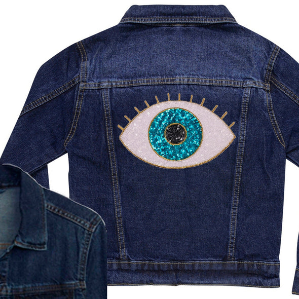 Turquoise Eye Denim Jacket