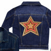 Stripey Sequin Star Denim Jacket