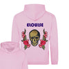 Gold Sequin Skull and Roses Hoodie