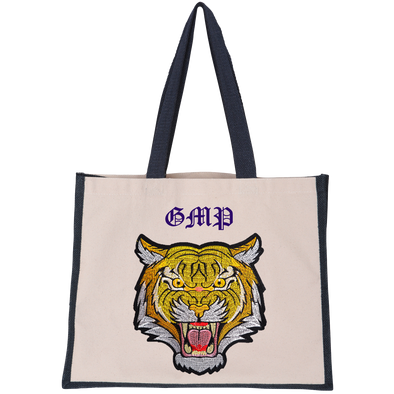 Roaring Tiger Midi Tote Bag