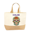 Day of the Dead Skull XL Tote Bag